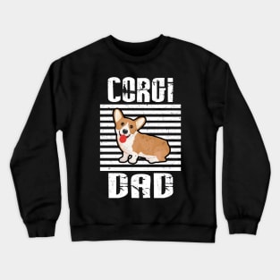 Corgi Dad Proud Dogs Crewneck Sweatshirt